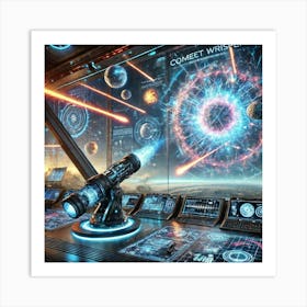 Comet Whisperer Elyon Cosmic Weaponry Art Print