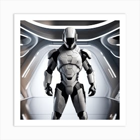 Futuristic Space Suit 16 Art Print