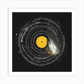 Space - Record Cover Art Print