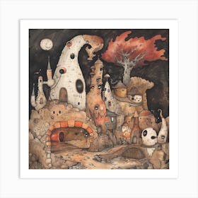 Fairytale City 8 Art Print