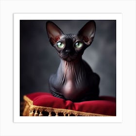 Sphinx-cat Art Print