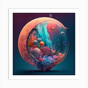 Sphere Of Water Art Print
