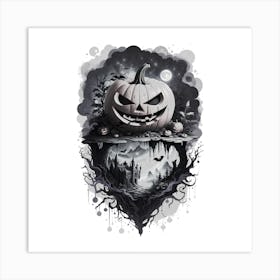 Halloween Jack O Lantern Art Print