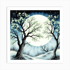 Full Moon 12 Art Print