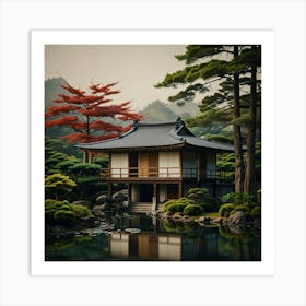 Japanese House Art Print 0 Art Print