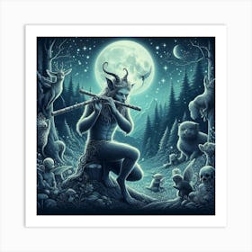 Shaman Of The Forest Art Print