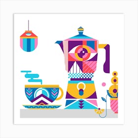 Coffee Pot Art Print