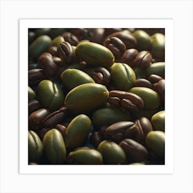 Coffee Beans 401 Art Print