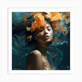 Underwater Beauty No 1 Art Print