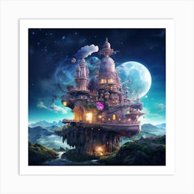 Castle In The Sky Art Print