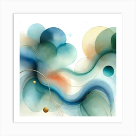 Coastal Serenity Art Print