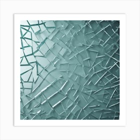 Broken Glass 2 Art Print