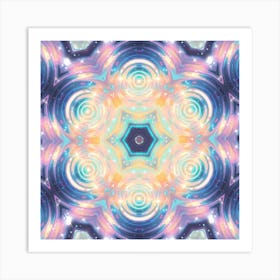 Psychedelic Mandala 63 Art Print