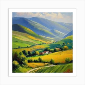 Landscape Painting 134 Art Print