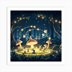 Fairy Forest 1 Art Print