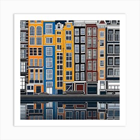 Amsterdam Cityscape 17 Art Print