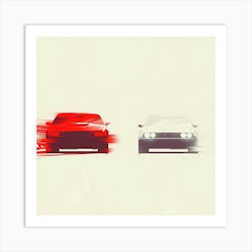 Classic Cars Art Print