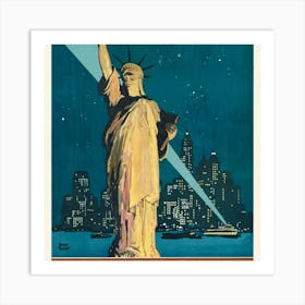 New York Travel Poster Art Print