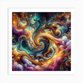 Abstract Fractal Painting Art Print