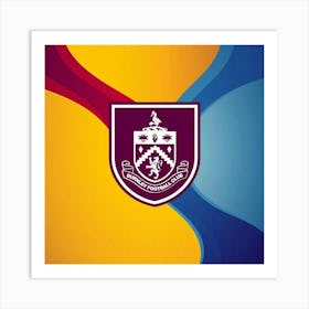 Burnley F.C Logo Wall Art 3 Art Print