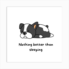 Nothing Better Than Sleeping Art Print