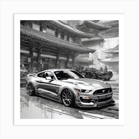 Ford Mustang 4 Art Print