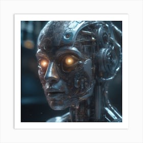 Robot Woman 66 Art Print