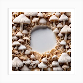 Mushroom Ring 2 Art Print