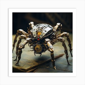 Steampunk Spider Art Print