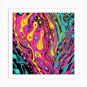 Psychedelic Painting Art Print