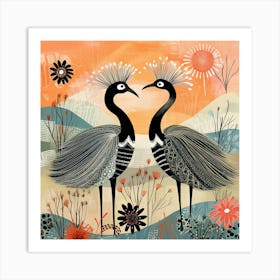Bird In Nature Emu 3 Art Print