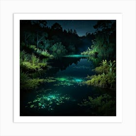 Nocturnal Forest Art Print