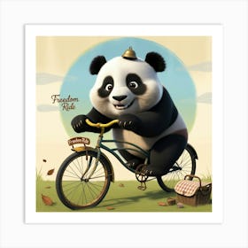 Leonardo Phoenix 09 A Playful Giant Panda With Soft Fluffy Fur 2 Art Print