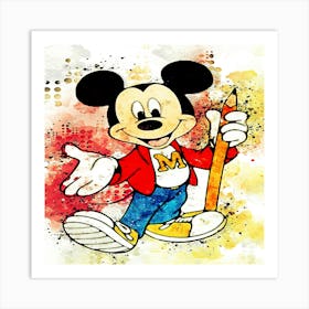 Mickey Mouse 1 Art Print