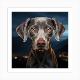 Weimaraner 2 Art Print