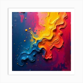 Abstract Painting 52 Art Print