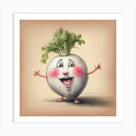 Radish 6 Art Print