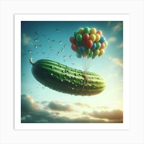 Pickle In The Sky 2 Art Print