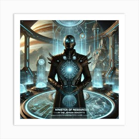 A Science Fiction Depiction Of The Minister Of Res 1 Art Print