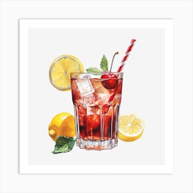 Cherry Lemonade 2 Art Print