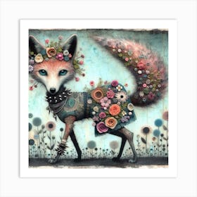 Punk Fox 1 Art Print