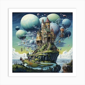 Castle In The Sky 1 Art Print