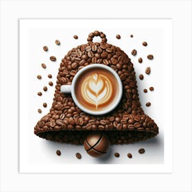 Coffee Bell 1 Art Print