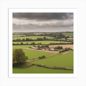 British Countryside Art Print