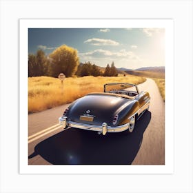 Mercedes Benz Sl Art Print