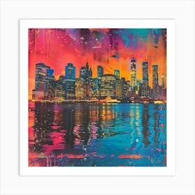 New York City Skyline 1 Art Print