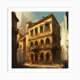 Old Town Art Print