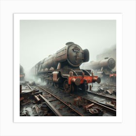 Steam Locomotives Art Print