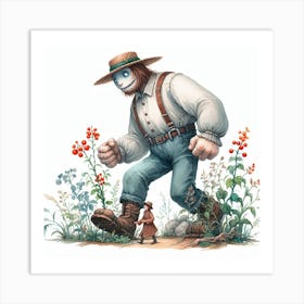 Jack the Giant Killer Art Print