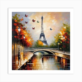 Paris Eiffel Tower 95 Art Print